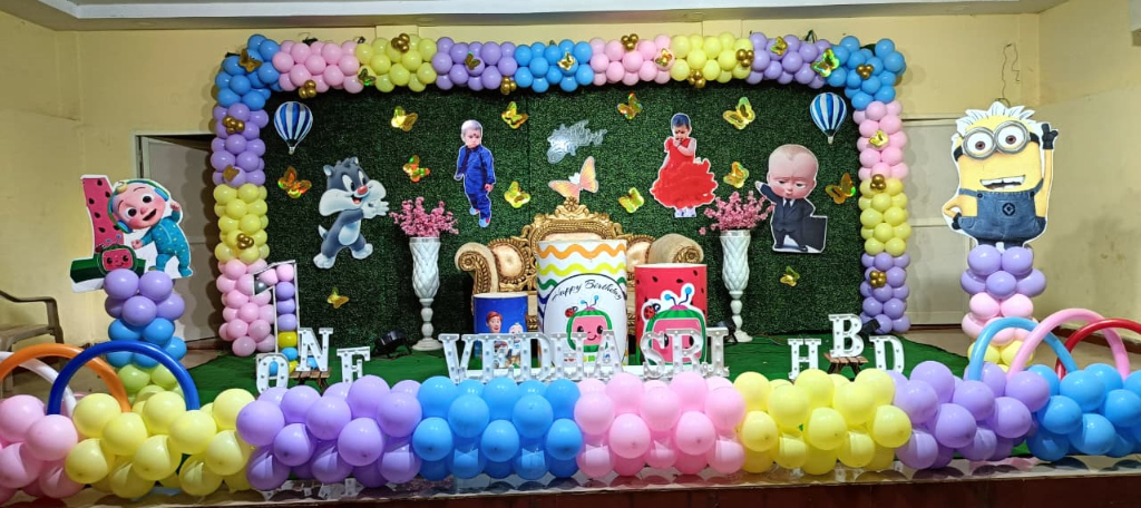 Vedhasri 1 Cocomelon & Boss Baby Themed Birthday Production